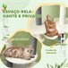 Árbol para Gatos Aglomerado de Madera PawHut Crudo