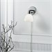 Aplique de pared Ray II Metal Cristal Nórdico Cromo