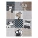 Alfombra FUN Pets para niños animales 240x330 Gris