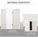 Biombo Madera de Paulownia HOMCOM, hogar - decoración Blanco