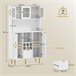 Alacena de Cocina MDF HOMCOM, hogar - cocina Blanco
