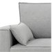 Chaise longue con cama MARLON reversible 3 plazas gris Gris