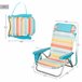 Aktive Silla plegable playa, aluminio, 5 posiciones y bolsillo Multicolor