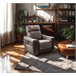 Sillón relax eléctrico MOON color gris claro y gris oscuro Gris