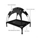 Acomoda Textil – Cama para Perros Elevada con Toldo Impermeable. Negro