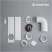 Aire acondicionado portatil, Ariston, Mobis Plus 10000, Clase Energetica +A Blanco Brillo