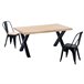 Mesa de comedor X-Loft 160 160x90 Mesa de comedor X-Loft 160 160x90 Roble