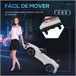 Coche Eléctrico Infantil PP, Metal HOMCOM Blanco