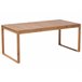 Beliani Conjunto de comedor SASSARI Madera Clara