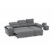 Chaise longue con cama HOXTON Gris
