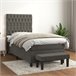 Cama box spring 100x200 Gris Oscuro