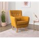 Sillón de tela KISS Amarillo