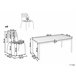 Beliani Conjunto de comedor VALLESE Madera Clara