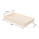 Juego de 2 cajones para cama Verde