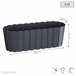 Jardinera para balcón BOARDEE BASIC 4,9L Antracita