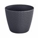 2x Maceta redonda 11,5L Prosperplast Splofy Antracita