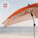 Aktive Sombrilla playa inclinable estrella de mar UV40 c/funda Verde