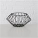 Jarrón decorativo VANDULA material metal Negro