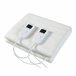 Manta eléctrica Doble Interruptor con 3 posiciones  60W poliéster Blanco