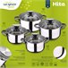 PACK DE 3 SARTENES   + BATERÍA DE COCINA 8 PIEZAS Multicolor