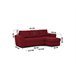 Chaise longue con cama ASTON Rojo
