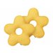 Beliani Cojín decorativo CAMPONULA 40x40 Amarillo