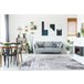 Alfombra MEFE moderna 8731 Vintage Structural dos niveles 160x220 Gris