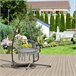 Soporte para Silla Colgante Metal Outsunny Negro