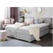 Beliani Cama continental Terciopelo CONSUL 191x212 Beige