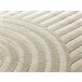 Alfombra de estilo escandinavo con relieve ZEN - ATTICGO 133x190 Blanco