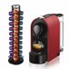 Organizador para Capsulas de Cafe Nespresso 40 Capsulas Negro