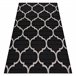 Alfombra de cuerda sisal FLOORLUX 20608 Espaldera marroquí 240x330 Negro