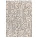 Alfombra shaggy de estilo escandinavo HELIA - ATTICGO 133x190 Plateado