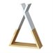 Estantería Infantil Dormitorio Tipi Diseño Forma Tipi Blanco/ Madera