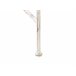 Beliani Banco Hierro MILAZZO 130x45 Blanco/ Beige