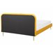 Beliani Cama Terciopelo FLAYAT 193x215 Beliani Cama Terciopelo FLAYAT 193x215 Amarillo