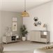 Mueble TV Maia 1 puerta y 3 cajones Multicolor
