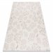 Alfombra de cuerda sisal FLAT Hojas Pájaros 140x200 Crema