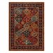 Alfombra de lana POLONIA Samari Ornamento 170x235 Rojo