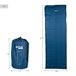 Aktive Esterilla hinchable individual camping Azul
