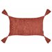 Beliani Cojín decorativo VALVARIA Rojo