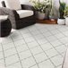 Alfombra de cuerda sisal COLOR Rombos Cuadrados 140x200 Gris