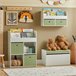 Organizador de Juguetes Banco para niño SoBuy KMB80-W Blanco