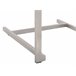 Beliani Conjunto de comedor MALETTO/COSOLETO Blanco/ Gris