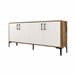 Aparador efecto madera 180 Blanco/ Madera