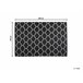Beliani Alfombra de exterior ALADANA 140x200 Negro