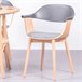 Silla de diseño nórdico en madera de fresno - Hut Madera