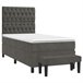 Cama box spring 100x200 Gris Oscuro
