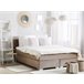 Beliani Cama continental Terciopelo CONSUL 191x212 Beliani Cama continental Terciopelo CONSUL 191x212 Beige