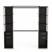 Vestidor Abierto Moon Kronberg Negro/ Madera